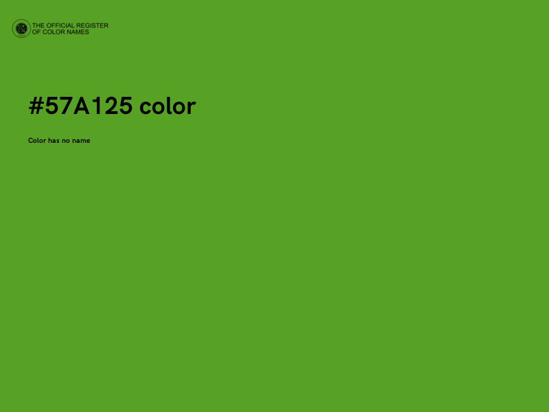 #57A125 color image