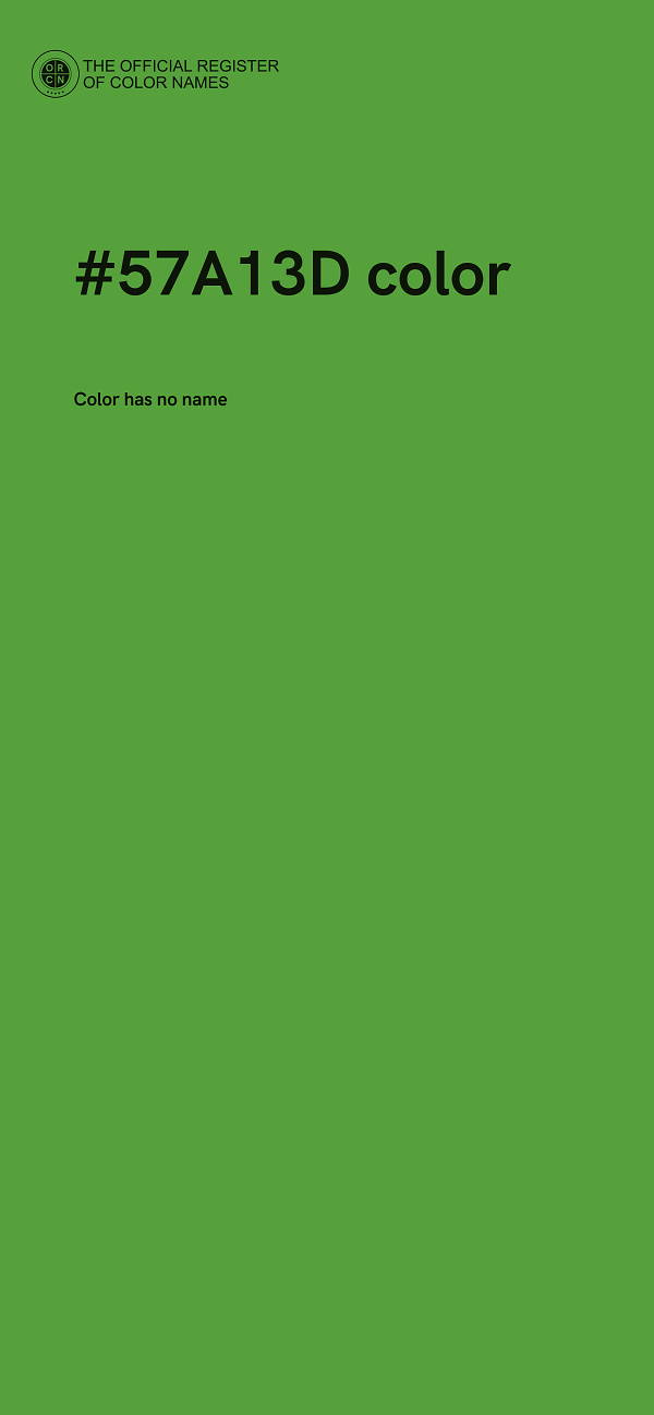 #57A13D color image