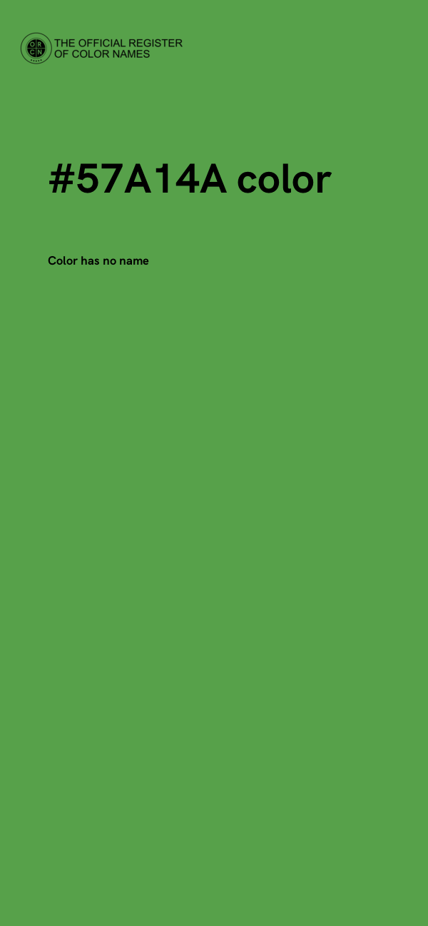 #57A14A color image