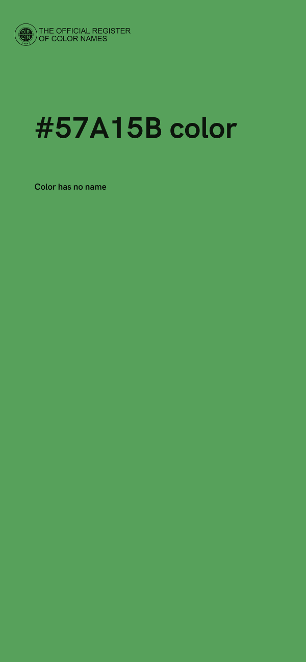 #57A15B color image