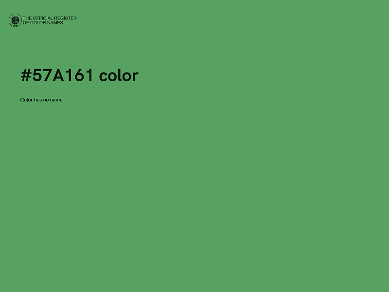 #57A161 color image