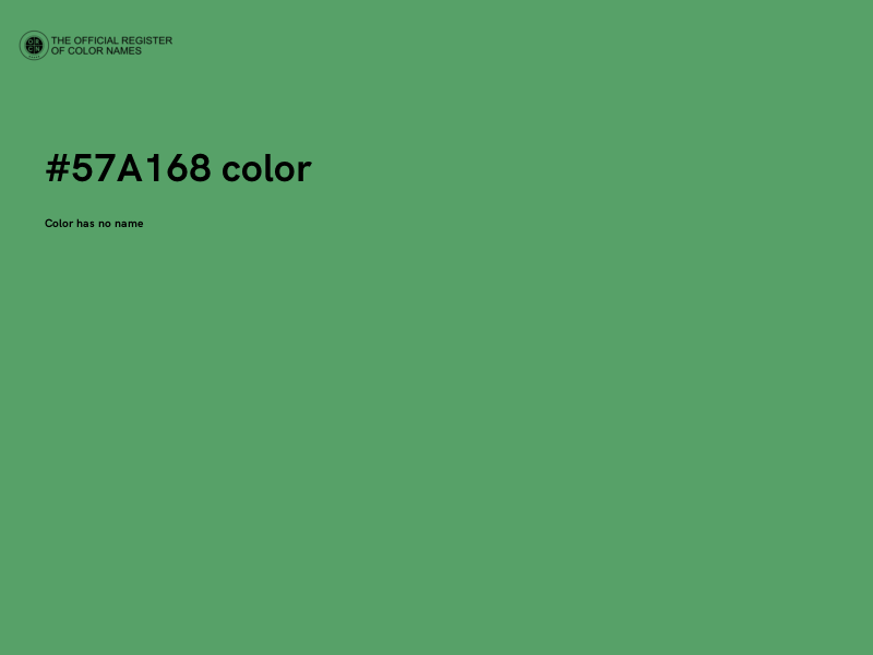 #57A168 color image