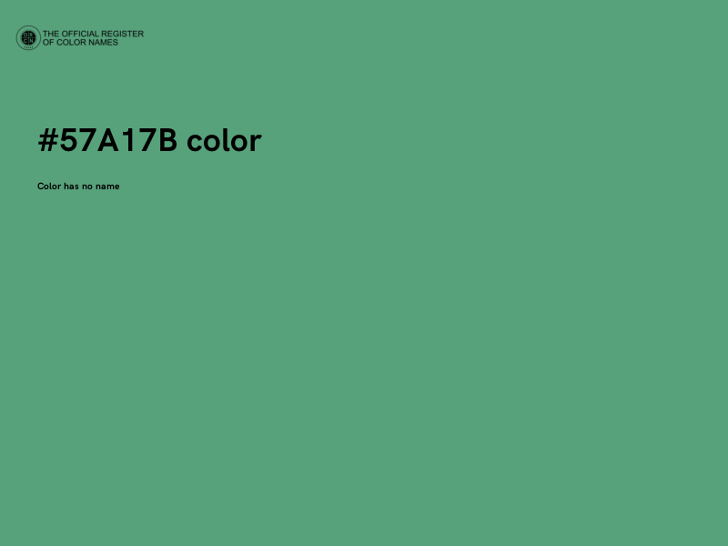 #57A17B color image
