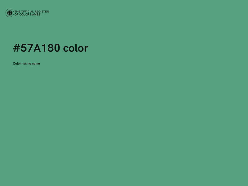 #57A180 color image