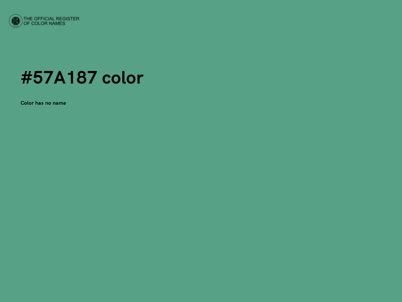 #57A187 color image