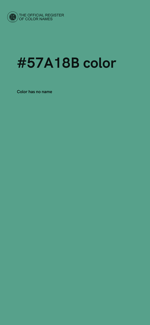 #57A18B color image