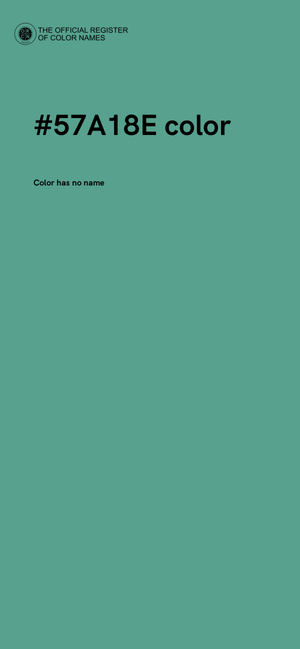 #57A18E color image