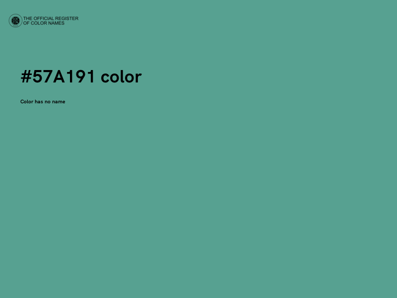 #57A191 color image