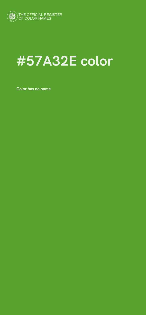 #57A32E color image