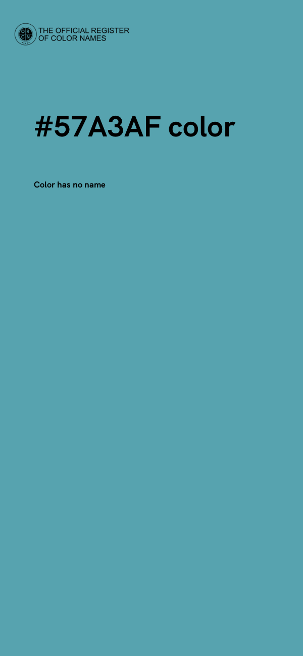 #57A3AF color image