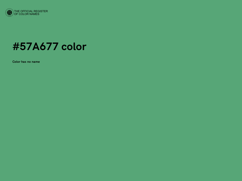 #57A677 color image