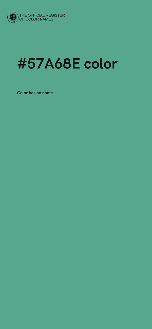 #57A68E color image