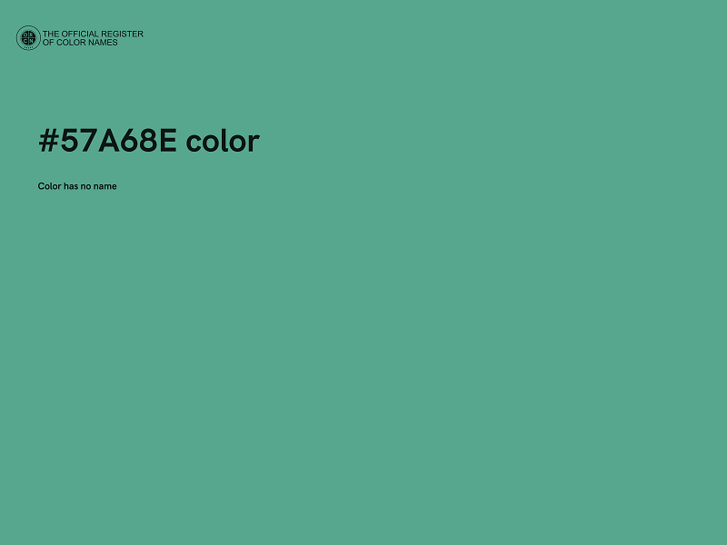 #57A68E color image
