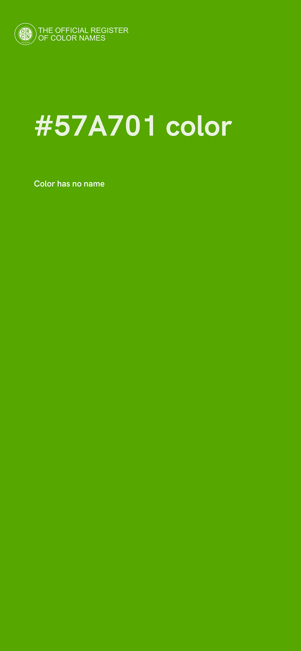 #57A701 color image