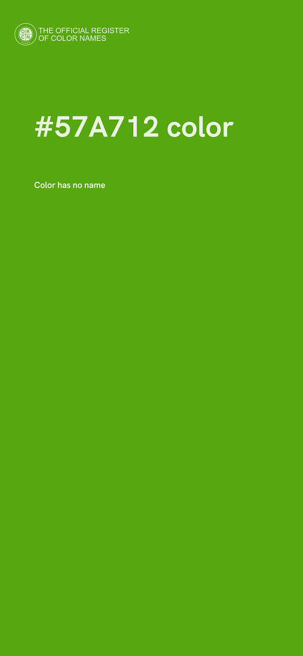 #57A712 color image