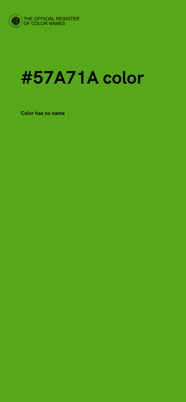 #57A71A color image
