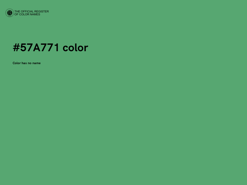 #57A771 color image