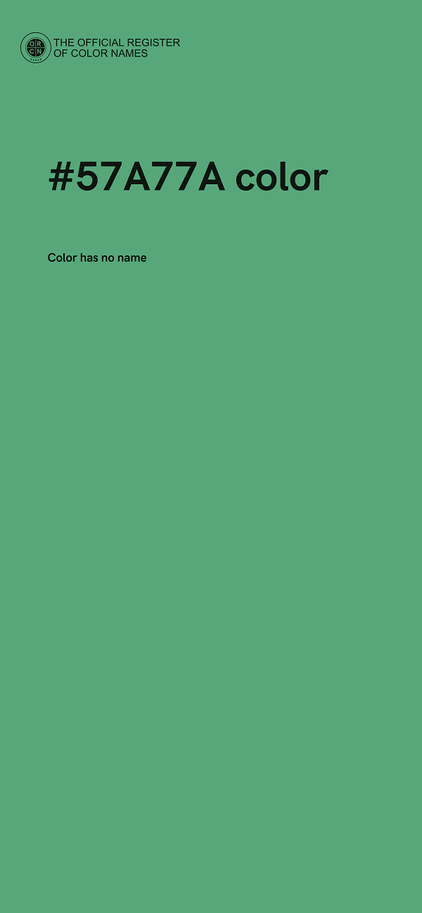 #57A77A color image