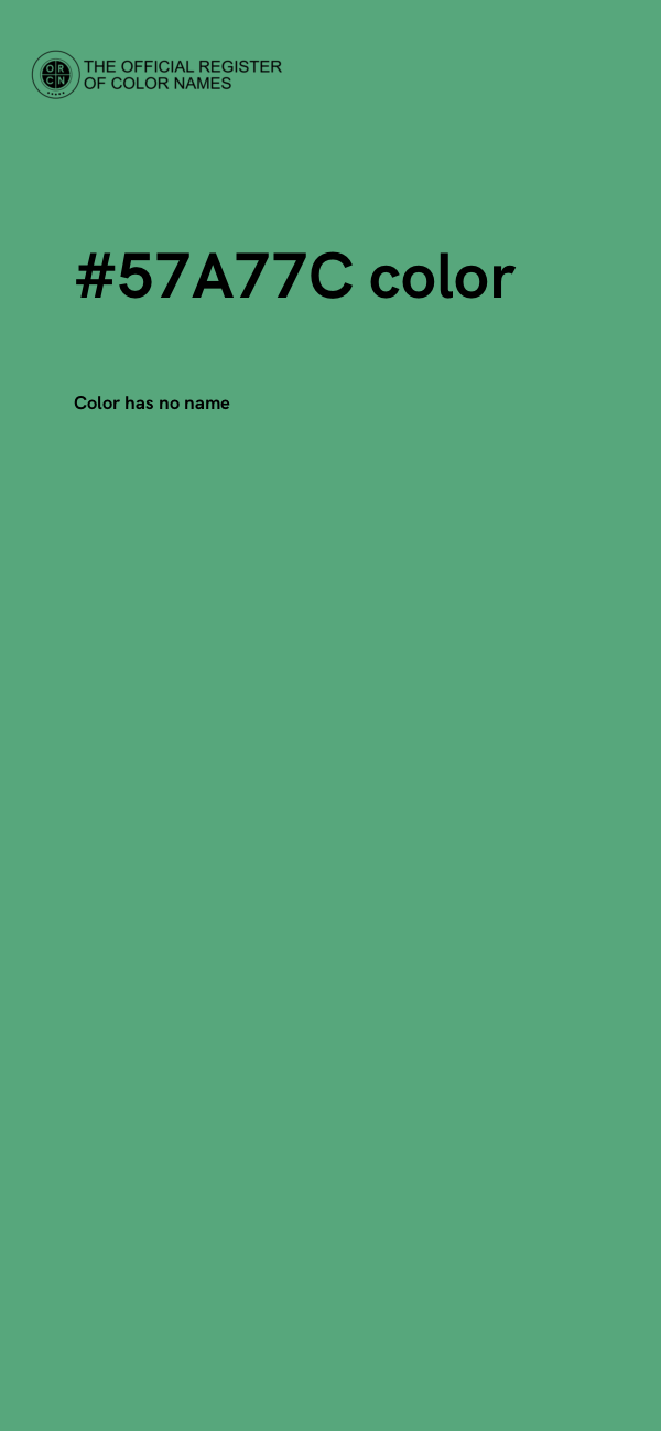 #57A77C color image