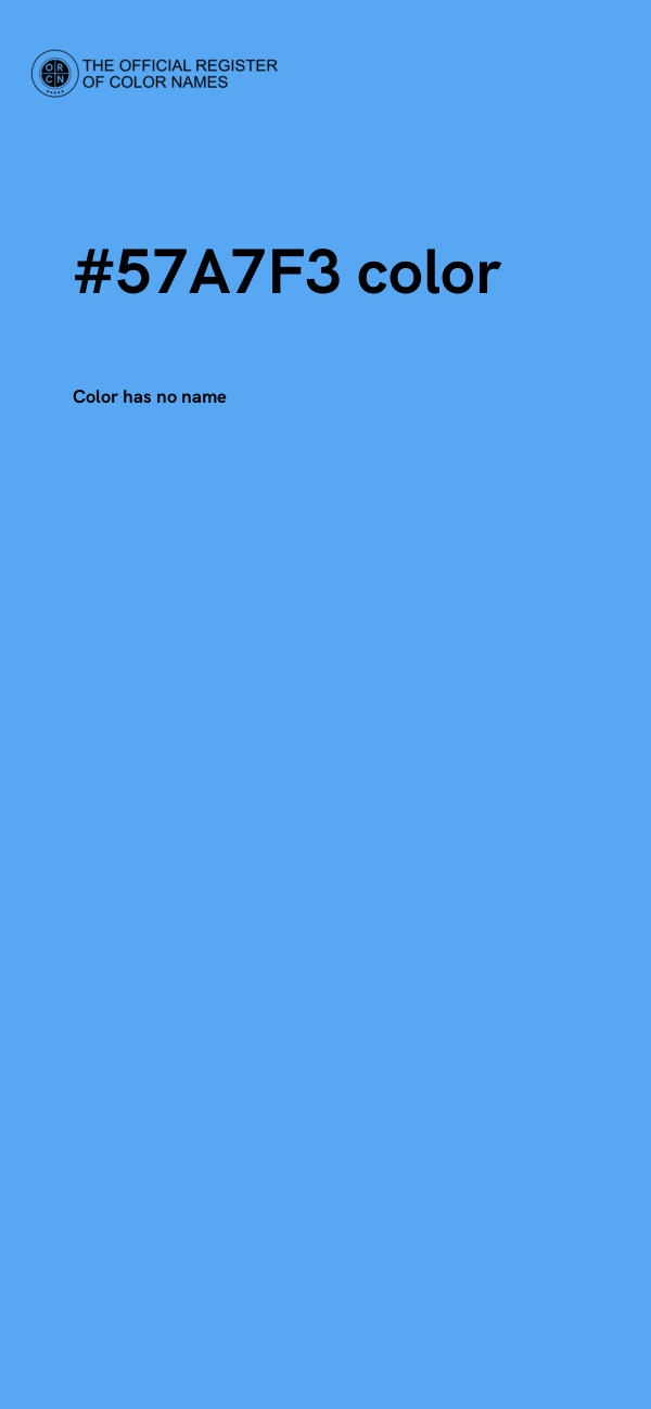 #57A7F3 color image