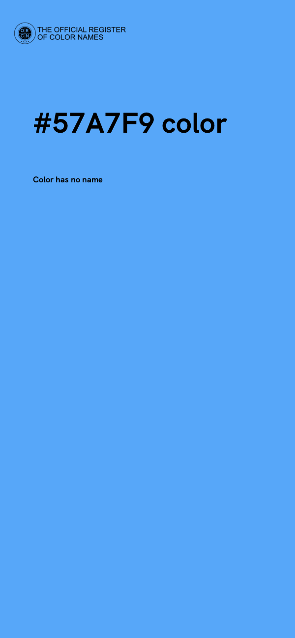 #57A7F9 color image