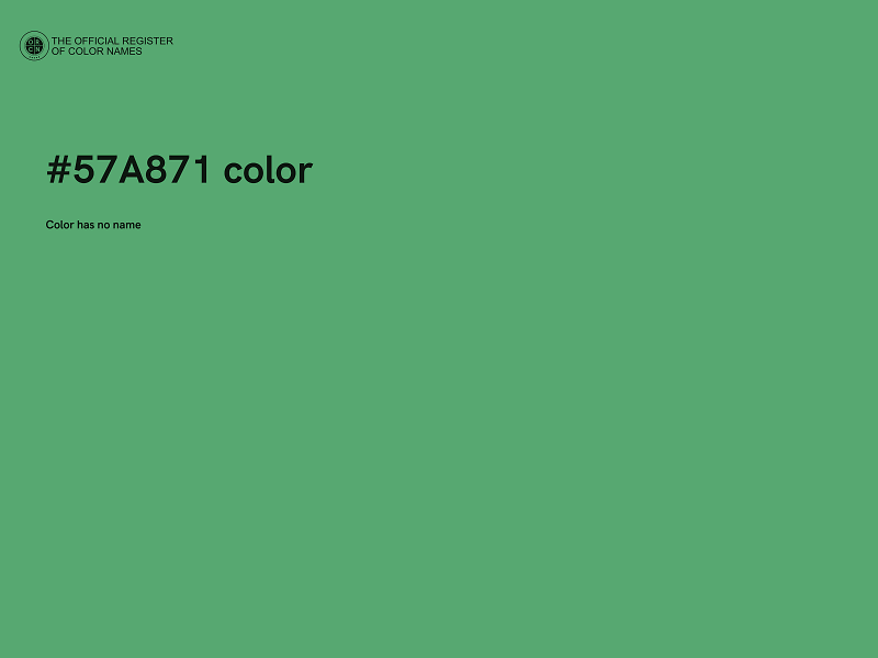 #57A871 color image