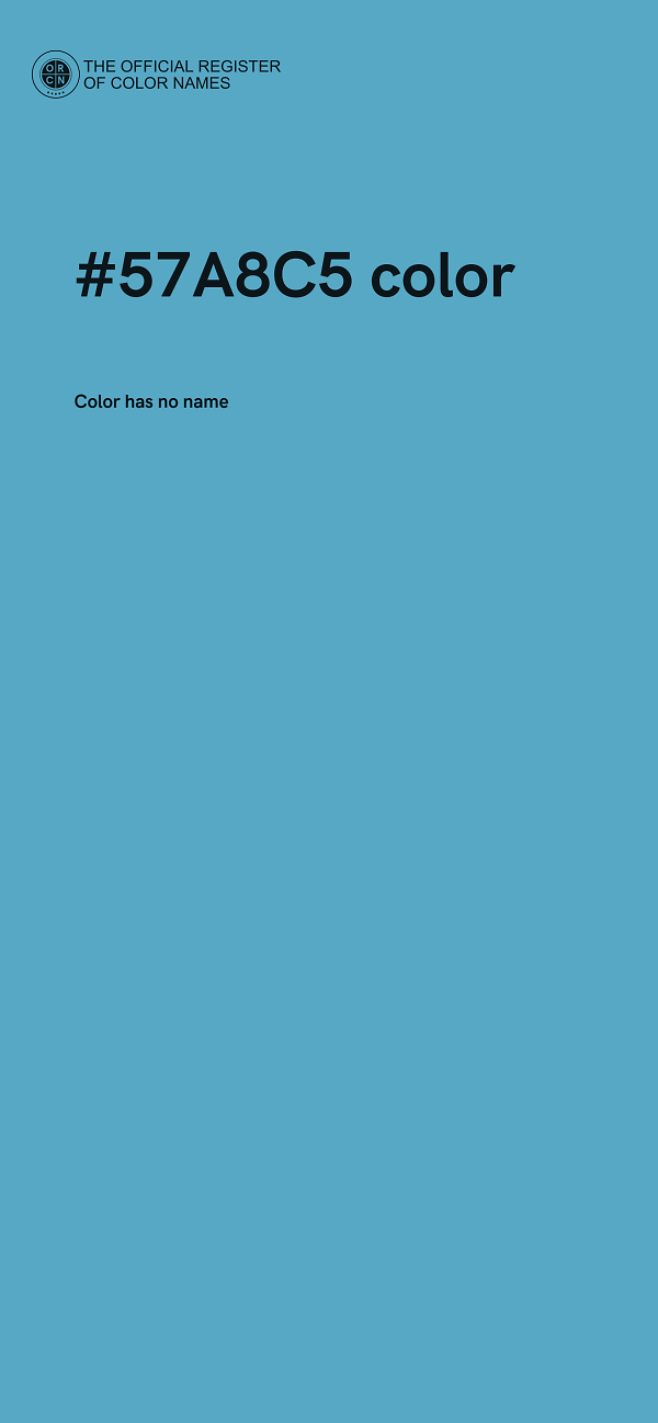 #57A8C5 color image