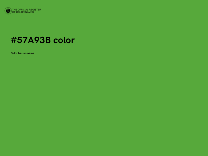 #57A93B color image