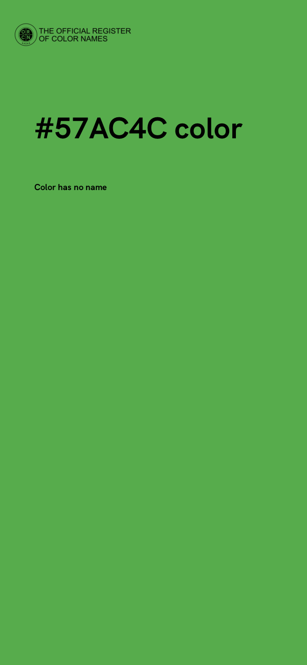 #57AC4C color image