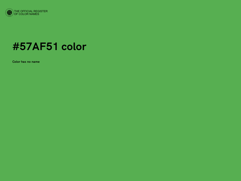 #57AF51 color image