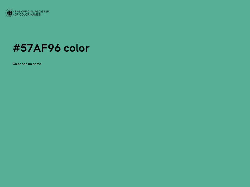 #57AF96 color image
