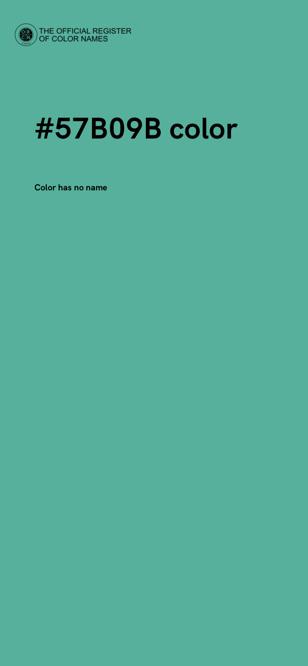 #57B09B color image