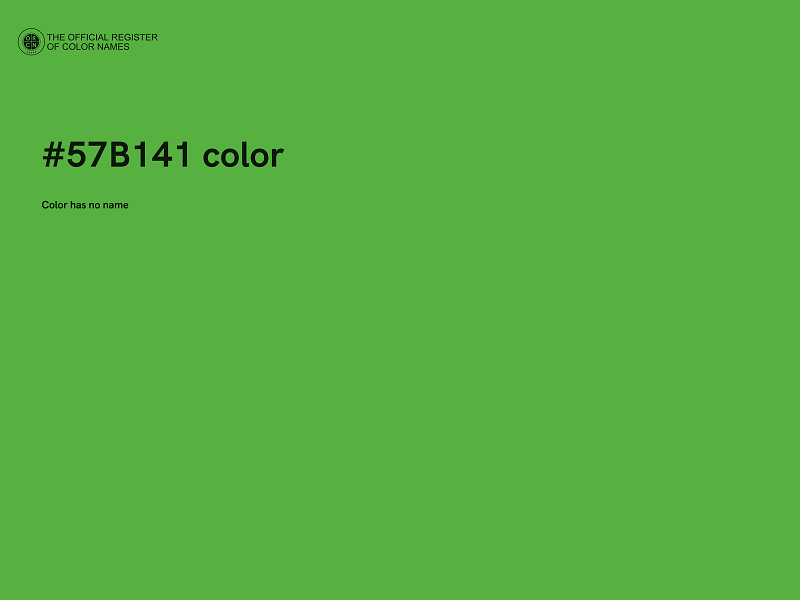 #57B141 color image