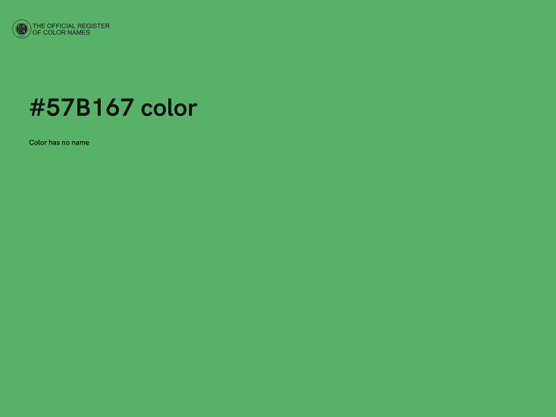 #57B167 color image