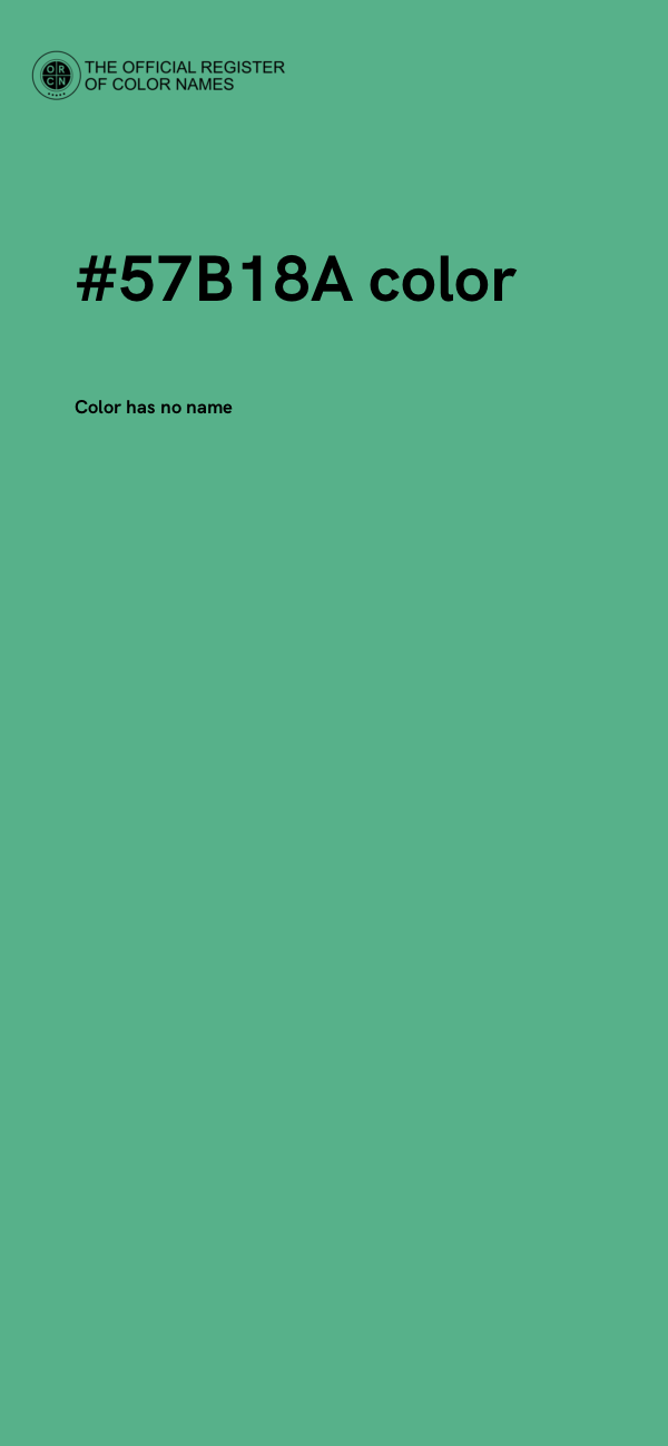 #57B18A color image