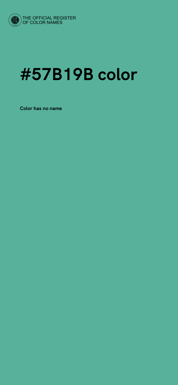 #57B19B color image