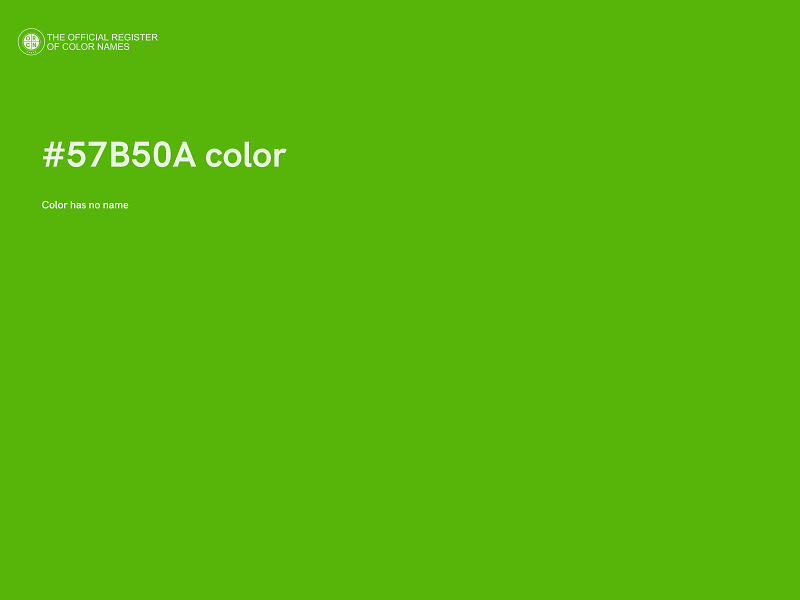 #57B50A color image