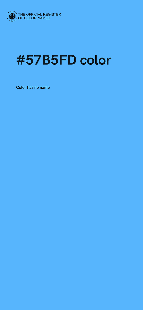 #57B5FD color image