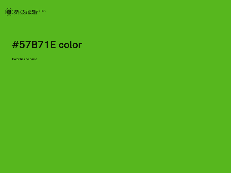 #57B71E color image