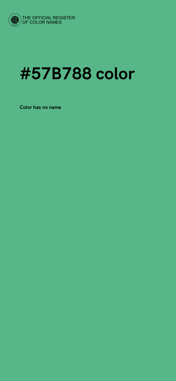 #57B788 color image