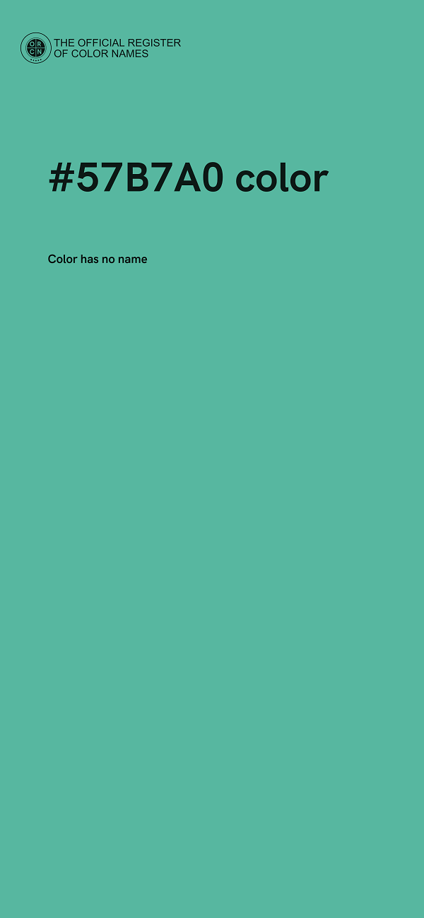 #57B7A0 color image