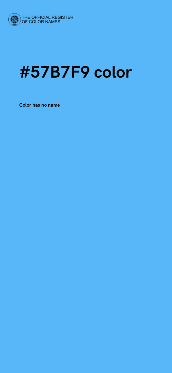 #57B7F9 color image