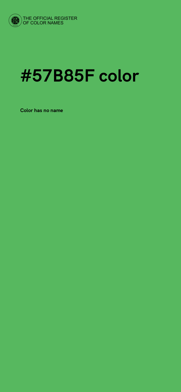 #57B85F color image