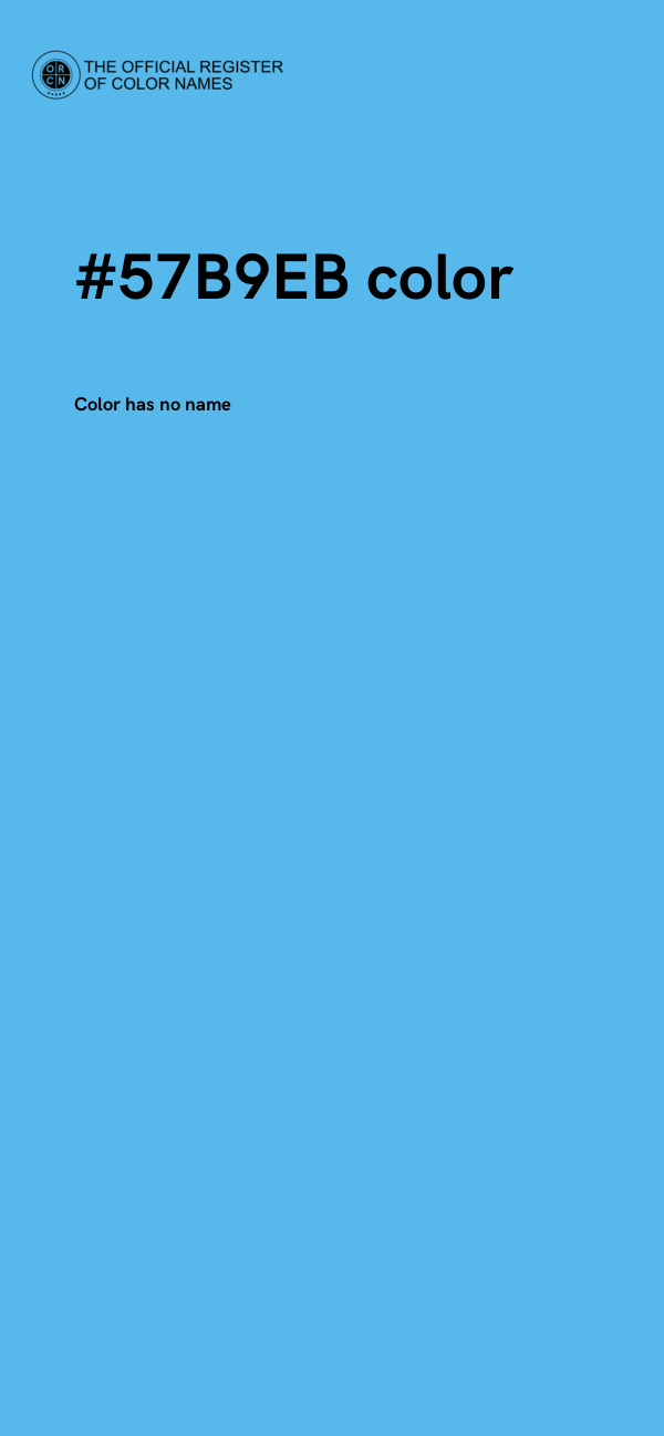 #57B9EB color image