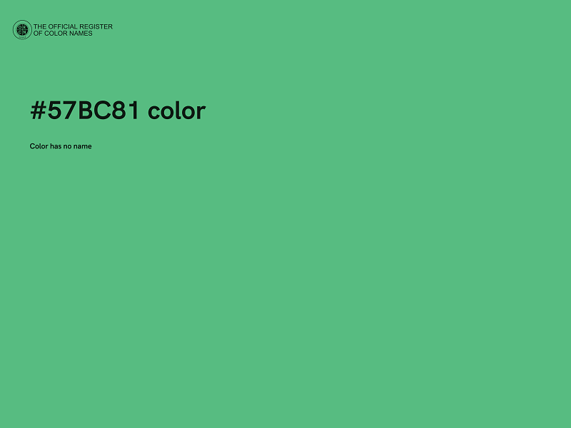 #57BC81 color image