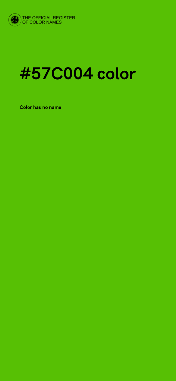 #57C004 color image