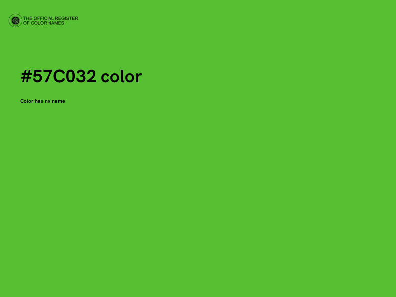 #57C032 color image