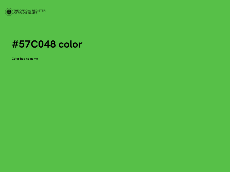 #57C048 color image