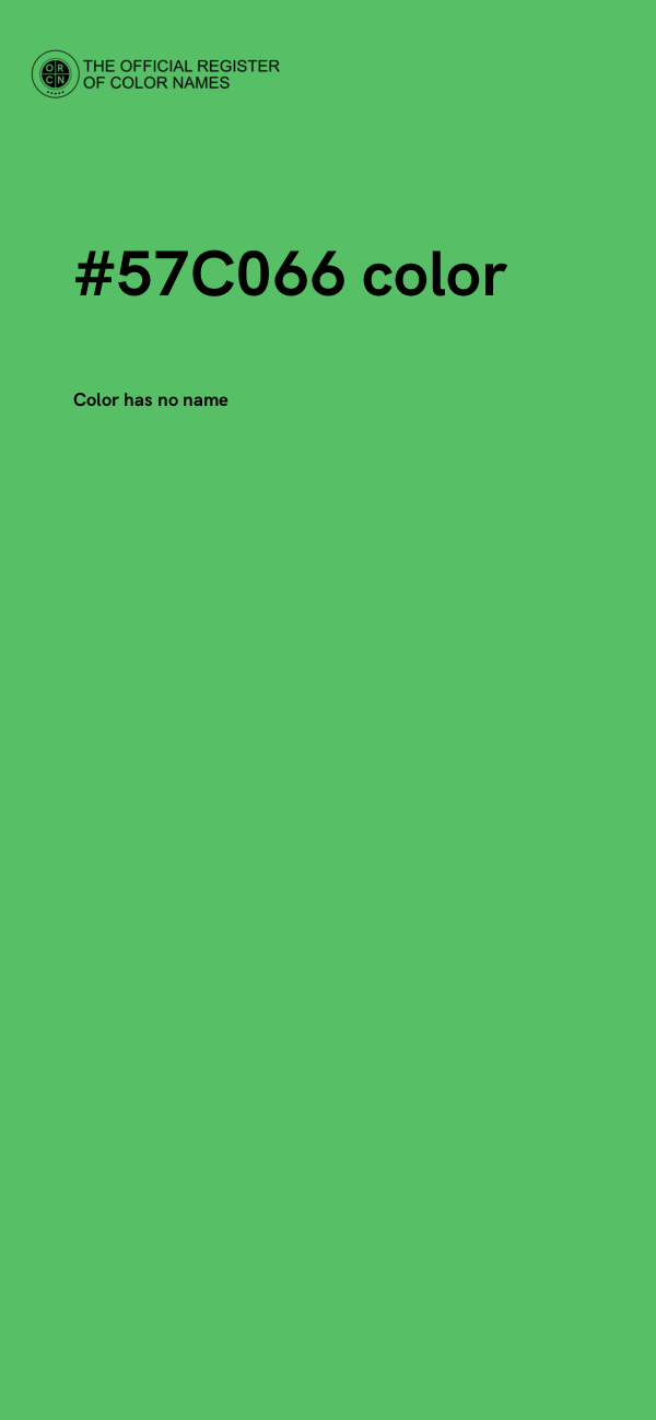 #57C066 color image
