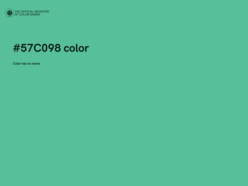 #57C098 color image